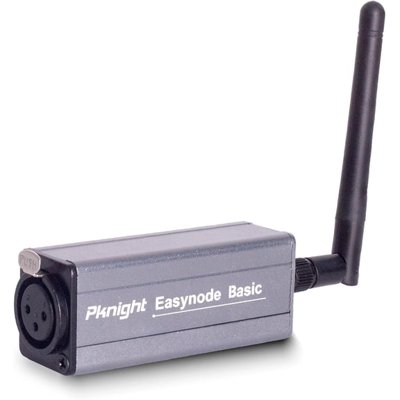 Pknight 2.4G Wireless DMX Controller,Compact Transceiver with Wi-Fi/Bluetooth Connectivity, Supports Artnet & sACN,Easynode Basic (Easynode Basic)