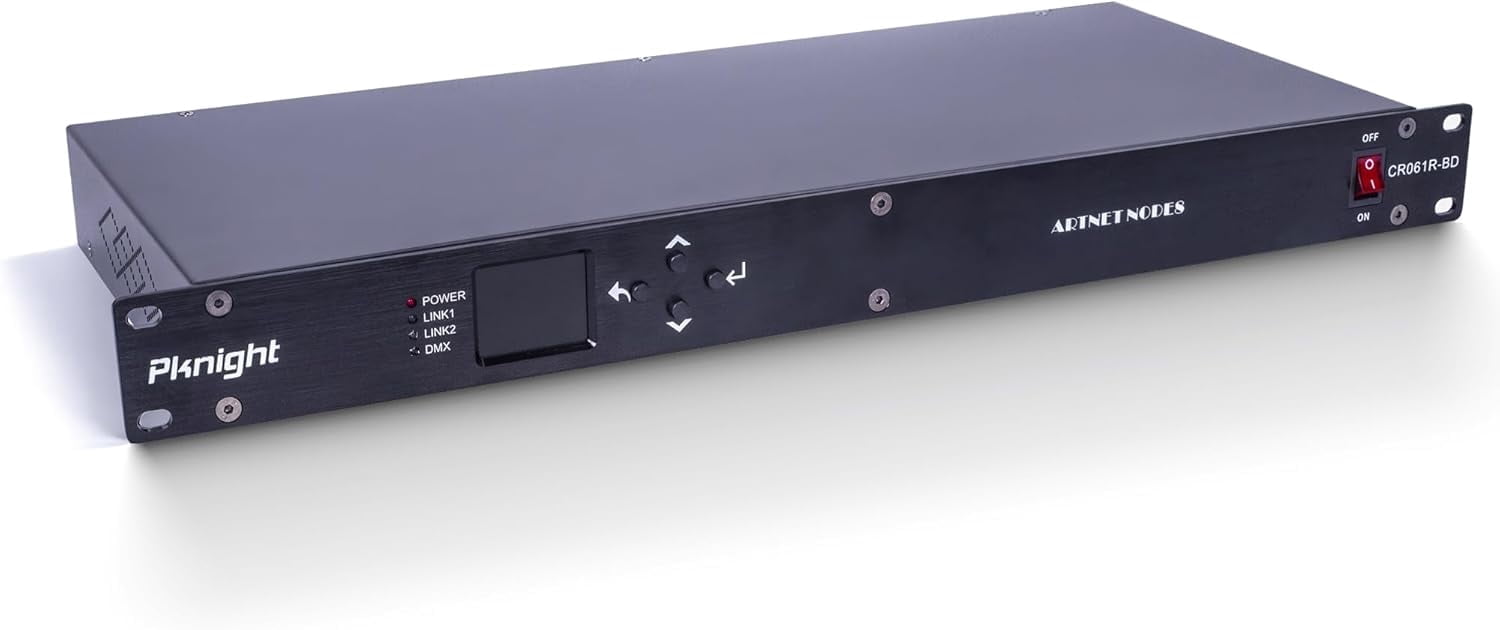 Rdm Controller Pknight RDM ArtNet DMX Controller, 8-Port Bi-directional DMX/RDM Node ...