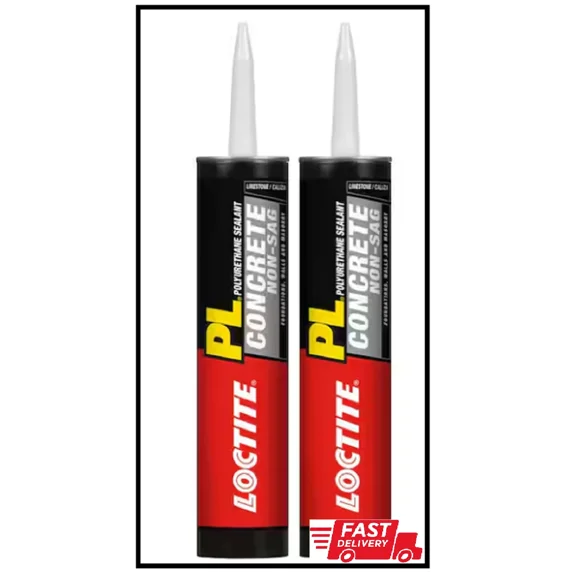 Pl S10 10 Oz. Gray Concrete Crack And Masonry Polyurethane Sealant (2-Pack)