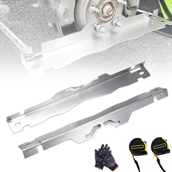 Placas De Alineación Para Carro, Car Alignment Tool Kit, Front End Alignment Tool, Toe Plates Wheel Alignmenttools Automotive, Heavy Duty Stainless Steel Toe Alignmentplates with Tape Measure