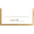 thumbnail image 1 of Place Card Gold Trim, 1 of 2