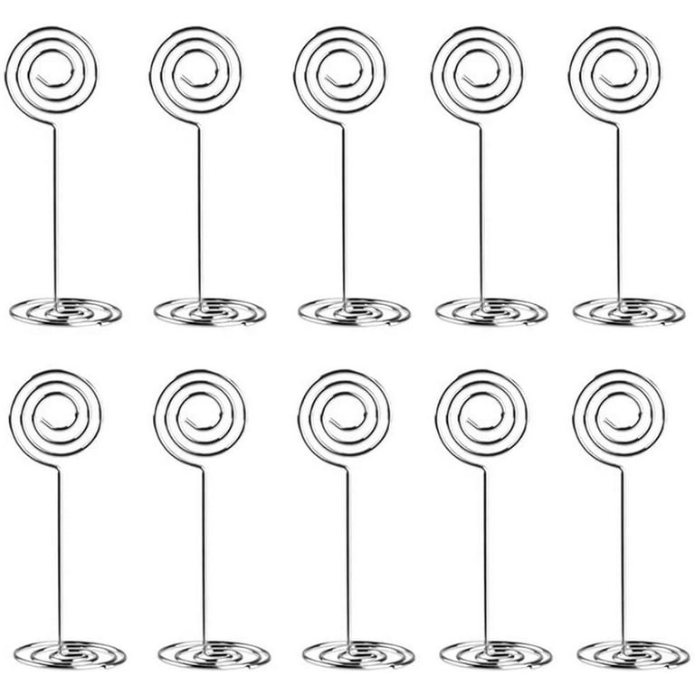 Silver table name holders deals