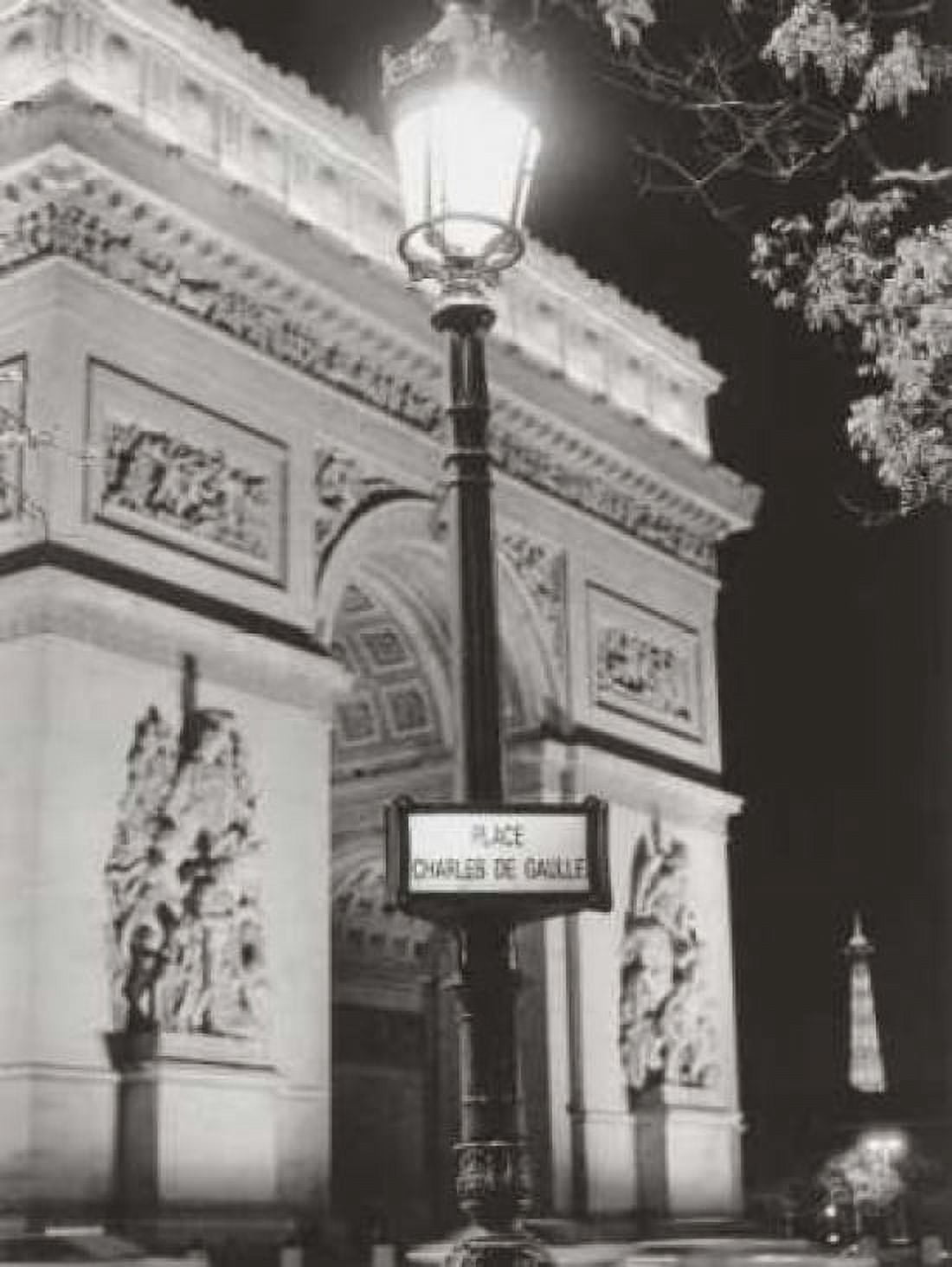 Place Charles de Gaulle Canvas Art - Clay Davidson (18 x 24)