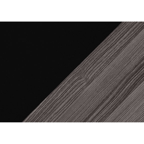 Place Decor Items / Multiple Room Placement / Black Grey Laminate Table