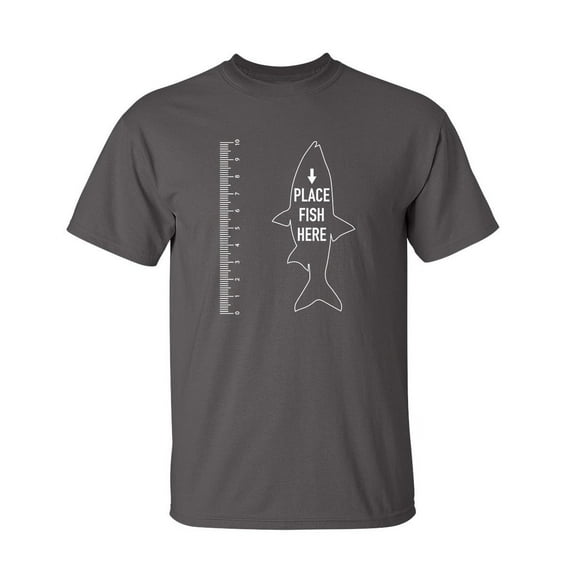 Place Fish Here Sarcastic Humor Graphic Novelty Funny Youth T Shirt