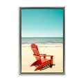 thumbnail image 1 of Stupell Industries Place For Dreams Beach Gray Framed Floater Canvas Wall Art, design by Elena Chukhlebova, 1 of 9