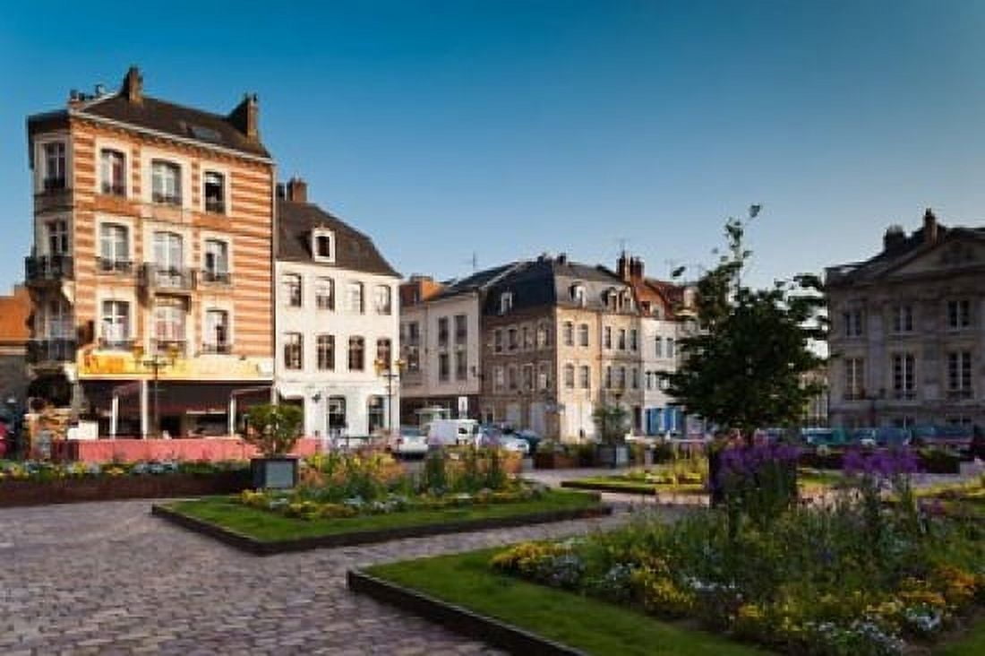 Place Godefroy de Bouillon France Canvas Art - Walter Bibikow DanitaDelimont (28 x 19)