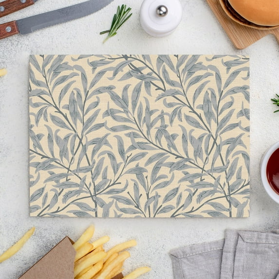 Place Mats Set,Decorative Table Place Mats For For In Door Dinning,Heat Insulation Stain Resistant Table Mats(Leaves)