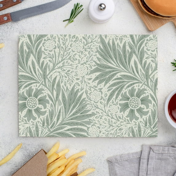 Place Mats Set,Decorative Table Place Mats For For In Door Dinning,Heat Insulation Stain Resistant Table Mats(Plant)