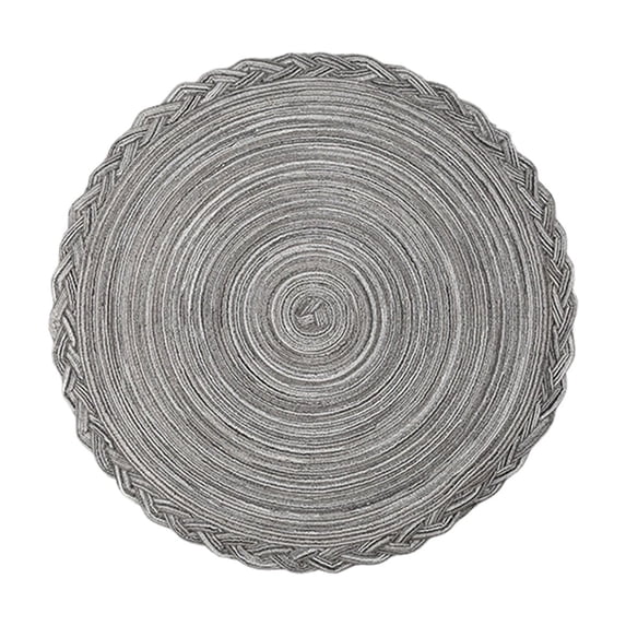 Place Mats for Dining Tables Round Woven Washable Heat Resistive Non-Slide Placemats for Home Kitchen Table Mats