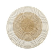 Efavormart 10 Pack Metallic Silver Sheer Organza Round Placemats with ...