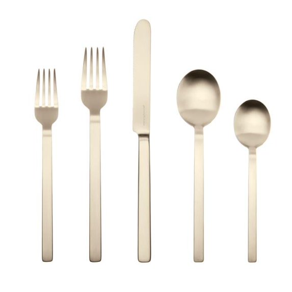 Place Setting Stile Ice Champagne - 5 Piece