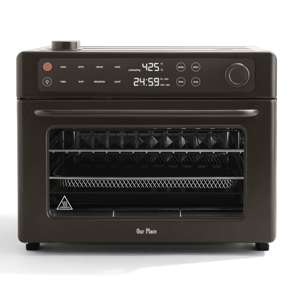 Our Place Wonder Oven Pro | 8-in-1 Digital Air Fryer & Countertop Oven with Basket, Rack, Pan & Tray | 3-Rack, 32 QT Capacity - Air Fry, Toast, Roast, Bake, Reheat, Broil, Proof & Dehydrate | Char