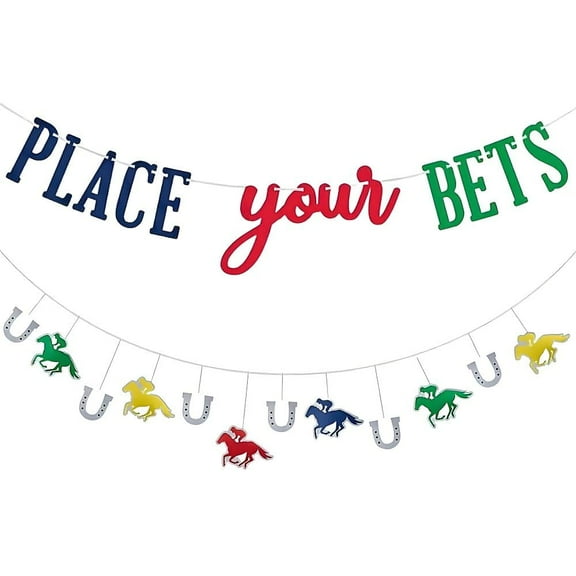 Place Your Bets Derby de Mayo Banner Kit - 2 pcs