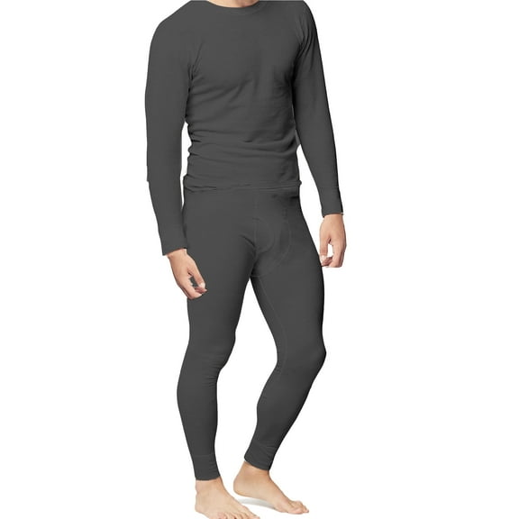 Place and Street Mens 2pc Thermal Underwear Set Cotton Long Johns