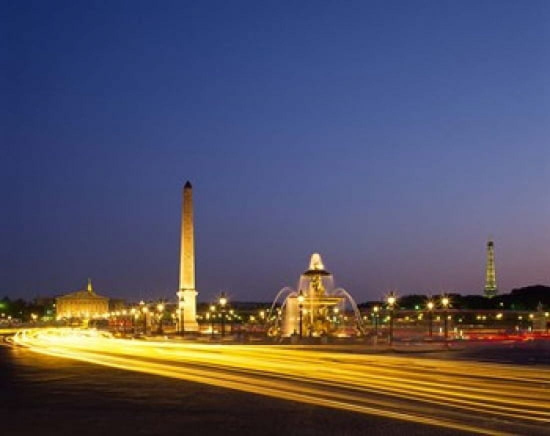Place de la Concorde Paris France Canvas Art - Paul Thompson DanitaDelimont (27 x 22)