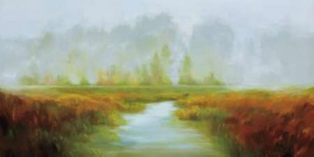 Place of Peace Canvas Art - Tetiana Zakharova (24 x 48)