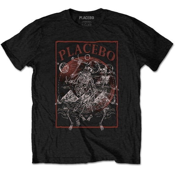 Placebo Unisex T-Shirt Astro Skeletons (Medium)