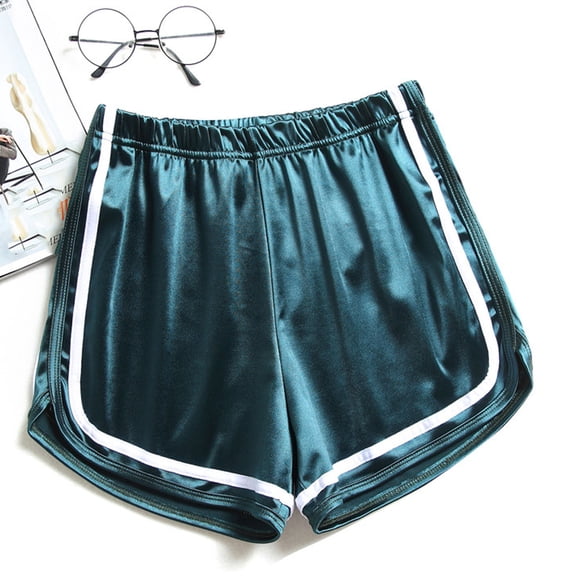 Placed Recently by Me,Women's Shorts for Summer Fashion Versatile Smooth Elastic Sports Shorts, Limited Time Under 10 Dollars