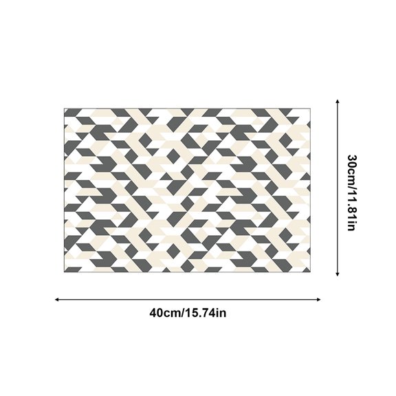 Placemat,12*16in Heat Resistant Rubber Table Mats,Easy to Clean,Stain Resistant for Office Conference Table,Dining Home Decor