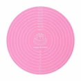 thumbnail image 1 of Placemat 2 Round Silicone Baking Mat for Non Kneading Dough Rolling with Thick Turntable Pad Kitchen for Baking Nonstick Heat Mat, 1 of 4