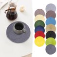 thumbnail image 1 of Placemat under $5! Xqxayjr Woven Table Place Mat, Round Heat Resistant Placemat for Dining Table, Oil-Proof Table Mat for Kitchen Use, Home Decor Place Mat for Western Style Dining, 1 of 9
