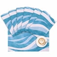 thumbnail image 1 of Placemat Blue White Wave Abstract Art Placemats for Dining Table Modern Lines Texture Washable Table Mats for Party Kitchen Dining Decoration, 1 of 7