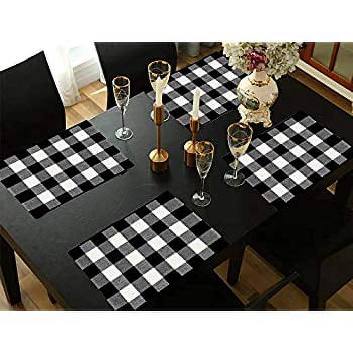 Placemat Buffalo Check Placemat HeatResistant Placemats Cotton Buffalo