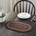thumbnail image 1 of Placemat Heritage Farms Jute Primitive 10X15 Oval Braided Table Decor Vhc Brands, 1 of 6