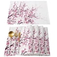 thumbnail image 1 of Placemat Japanese Style Sakura Kitchen Placemat Home Decoration Dining Table Mats Coffee Coaster Mat, 1 of 5