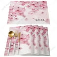 thumbnail image 1 of Placemat Japanese Style Sakura Kitchen Placemat Home Decoration Dining Table Mats Coffee Coaster Mat, 1 of 5