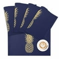 thumbnail image 1 of Placemat Pineapple Summer Fruit Placemats for Dining Table Yellow Blue Texture Washable Table Mats for Party Kitchen Dining Decoration, 1 of 7