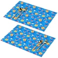 thumbnail image 1 of Placemat, Pioneer Flower Floral Print Pattern Place Mats Table Mat Set Of 2, PVC Washable Placemats for Party Kitchen Dining Decoration, 18x12 Inch, Fade Resistant, 1 of 6