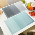 thumbnail image 1 of Placemat Table Protector - Pvc Woven, Gradient Color Design, Heat-resistant & Easy Clean, Rectangular Western Style Decor, Topliu, 1 of 8