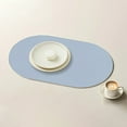 thumbnail image 1 of Placemats under $5! kkbbma PU Leather Placemats, Oval Placemats for Dining Table, Non-Slip Waterproof Heat Resistant Table Mat, Outdoor Placemat for Patio Table, 1 of 7