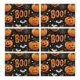 thumbnail image 1 of Placemats 6 Pack Halloween Pumpkin Boo Bat Place Mat Durable No Slip Dining Table Mats for Halloween Dining Table Accessories Autumn Halloween Dining Table Mats, 1 of 3