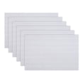 thumbnail image 1 of Placemats 6 Pack Rectangle Plastic Placemats for Table Decor Washable Heat Resistant Table Placemats Wipeable Table Mat Light Gray 17.7x11.8inch, 1 of 6
