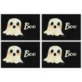thumbnail image 1 of Placemats Cute Ghost Boo Halloween Spooky Placemats Set of 4 Autumn Halloween Place Mats Durable No Slip Table Mats for Party Kitchen Dining Decoration, 1 of 7