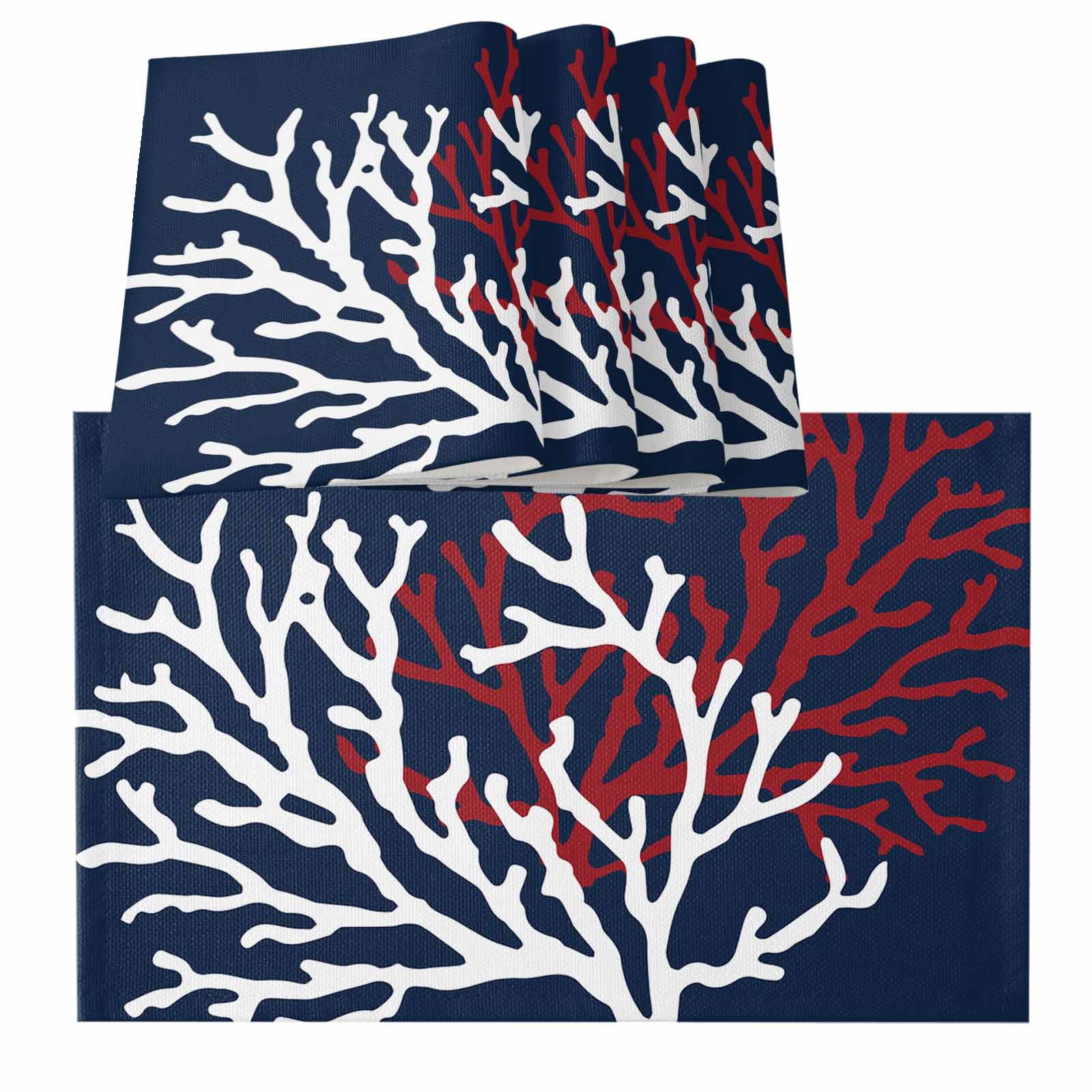 Coastal Navy Blue And White Nautical Signs