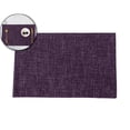 thumbnail image 1 of Placemats, Dual-Layer Thickened Faux Linen Table Mat, Heat Resistant & Wrinkle-Free, Machine Washable Cloth Place Mat for Kitchen Dining Indoor Outdoor, 11.8x18.1 Inch, 1 of 6
