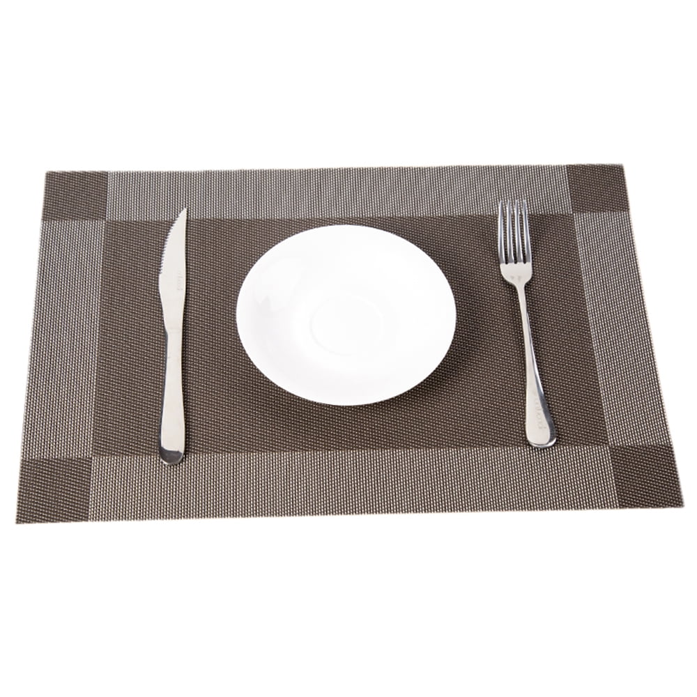 Placemats Easy to Clean Plastic Placemat Washable for Kitchen Table