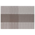 thumbnail image 1 of Placemats Set of 1 - Easy Clean Washable Reversible PVC Woven Vinyl Placemats - Wipeable Heat Resistant Woven Table Mats for Dining Table, Double Layer Cloth Fabric Place Mat(Beige,17.7x11.8"), 1 of 6