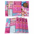 thumbnail image 1 of Placemats Set of 4, Happy 10th Birthday Woven Placemat, Linen Place Mats for Kitchen/Dining Tables, Pink Bows Balloons Cakes Polka Dot Washable Table Mats for Party, 1 of 8