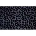 thumbnail image 1 of Placemats Set of 4 Heat-Resistant Rectangle Place Mats Black Leopard Cheetah Washable Plastic PVC Dining Table Mat Non-Slip Wipeable Woven Vinyl Placemat for Kitchen Patio Table Decor, 1 of 4