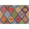 thumbnail image 1 of Placemats Set of 4 Heat-Resistant Rectangle Place Mats Bohemian Mexico Boho Washable Plastic PVC Dining Table Mat Non-Slip Wipeable Woven Vinyl Placemat for Kitchen Patio Table Decor, 1 of 8