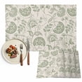 thumbnail image 1 of Placemats Set of 4, Pastoral Flowers Green Place Mats Farmhouse Floral Tablemats Washable Placemat Table Decoration for Kitchen Table Dinner Party Home Decor Indoor Outdoor 13x19 Inch, 1 of 9