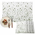 thumbnail image 1 of Placemats Set of 4, Sage Green Polka Dot Placemats Set of 4, Modern Art Tablemats Washable Placemat Table Decoration for Kitchen Table Dinner Party Home Decor Indoor Outdoor 13x19 Inch, 1 of 8