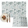 thumbnail image 1 of Placemats Set of 4, Sage Green Shell Place Mats Conch Starfish Text Tablemats Washable Placemat Table Decoration for Kitchen Table Dinner Party Home Decor Indoor Outdoor 13x19 Inch, 1 of 9
