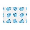 thumbnail image 1 of Placemats Set Of 4 / 6, Blue Conch Placemats For Dining Table Indoor/Outdoors Heat Resistant Washable Placemats 18" X 12", 1 of 8