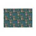 thumbnail image 1 of Placemats Set Of 4 / 6, Bone Dog Puppy Ball Placemats For Dining Table Indoor/Outdoors Heat Resistant Washable Placemats 18" X 12", 1 of 8